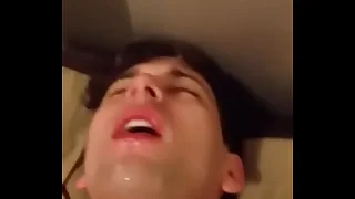 cumshot together with facial